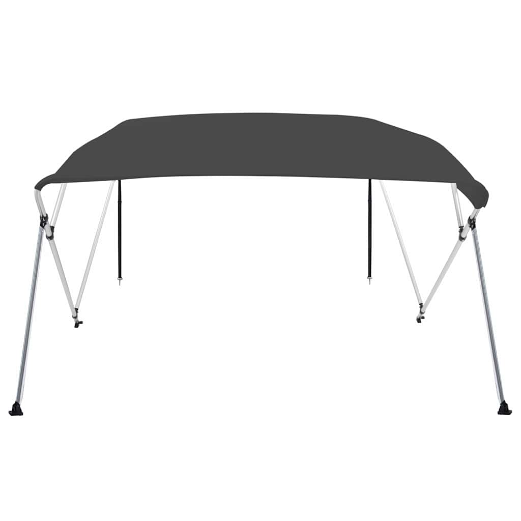 vidaXL 4 Bow Bimini Top Anthracite 243x196x137 cm 2