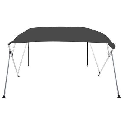 vidaXL 4 Bow Bimini Top Anthracite 243x196x137 cm 2