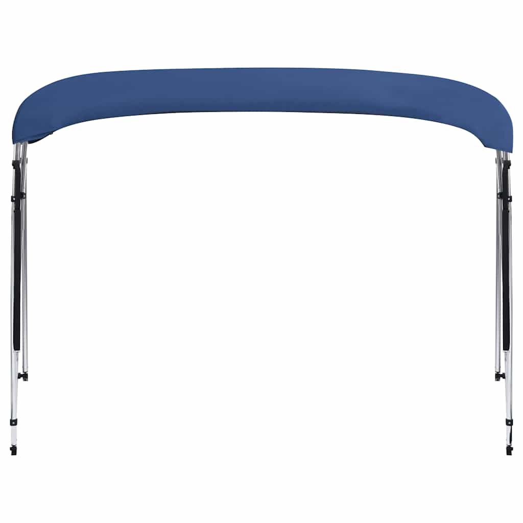 vidaXL 4 Bow Bimini Top Navy Blue 243x(230-244)x137 cm 6