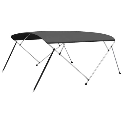 vidaXL 4 Bow Bimini Top Anthracite 243x(230-244)x137 cm 2