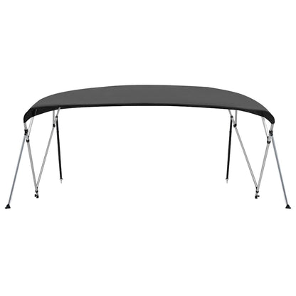 vidaXL 4 Bow Bimini Top Anthracite 243x(230-244)x137 cm 3