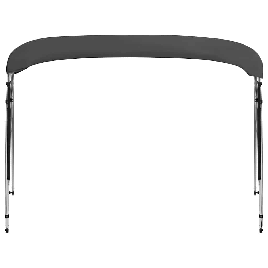 vidaXL 4 Bow Bimini Top Anthracite 243x(230-244)x137 cm 6