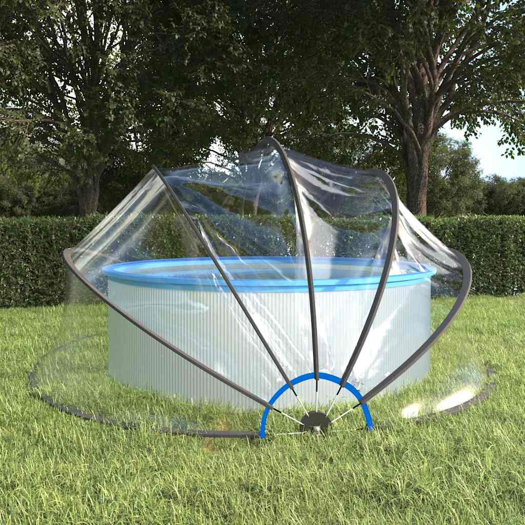 vidaXL Pool Dome Round PVC