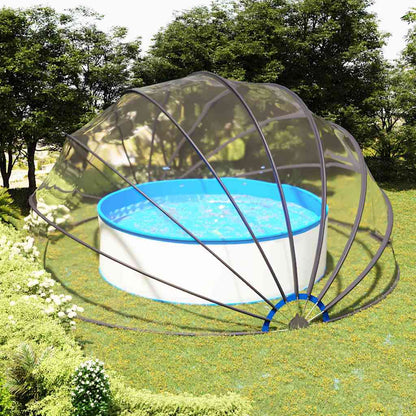 vidaXL Pool Dome Round PVC