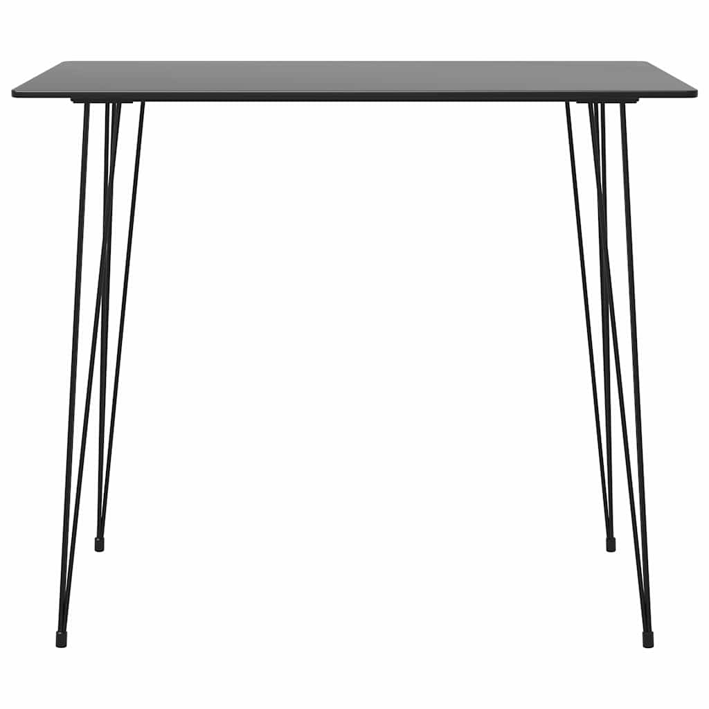 vidaXL 5 Piece Bar Set Black and White 3