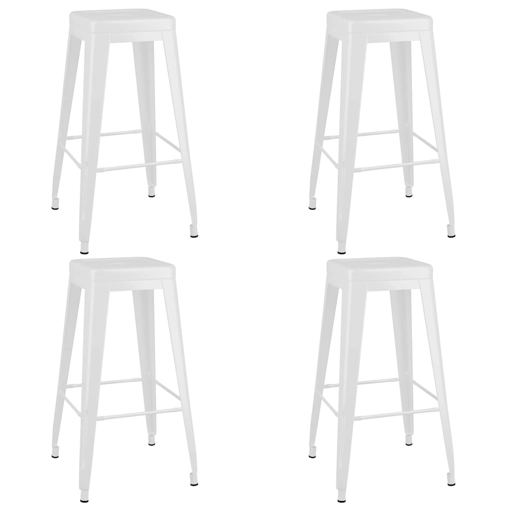 vidaXL 5 Piece Bar Set White 5