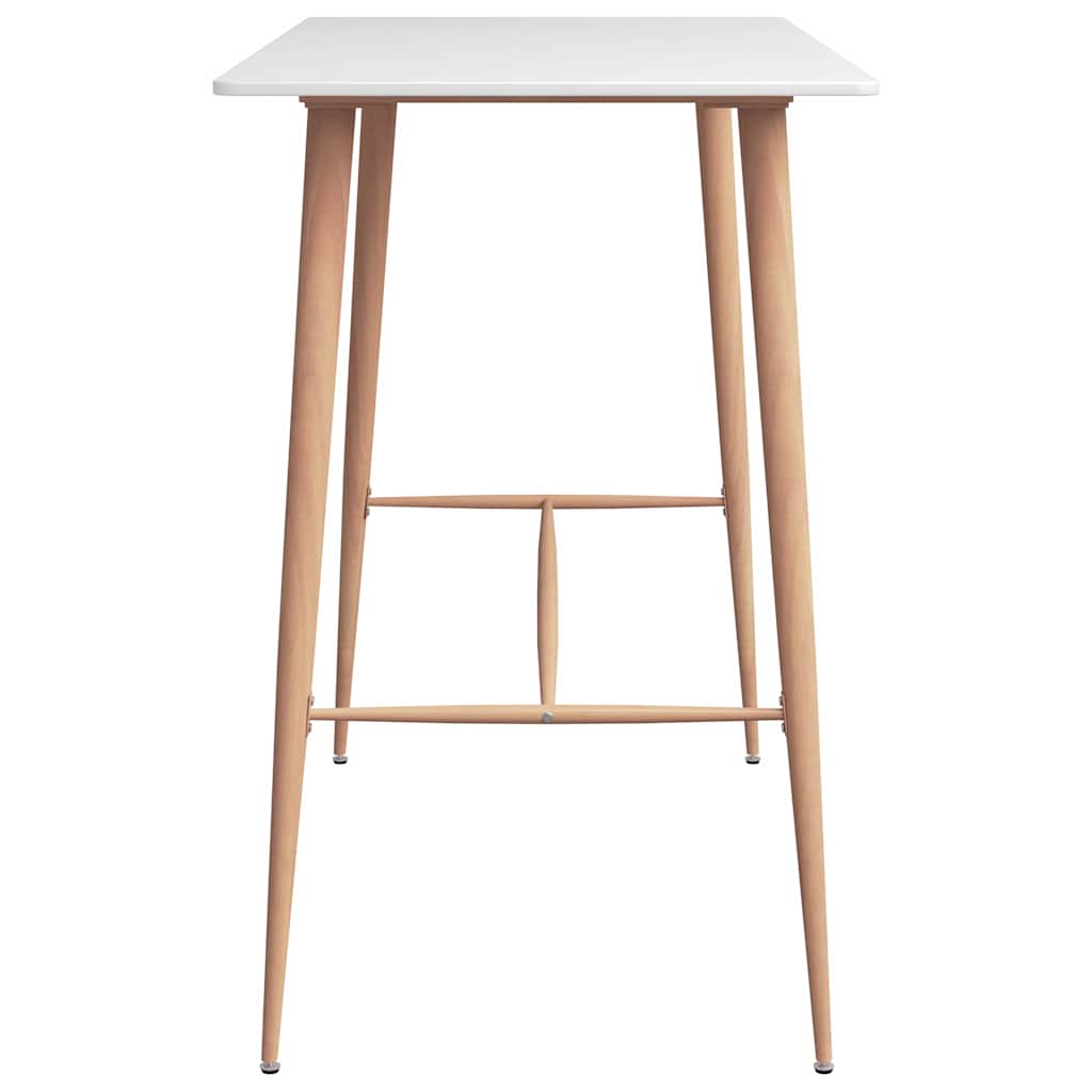 vidaXL 5 Piece Bar Set White 4