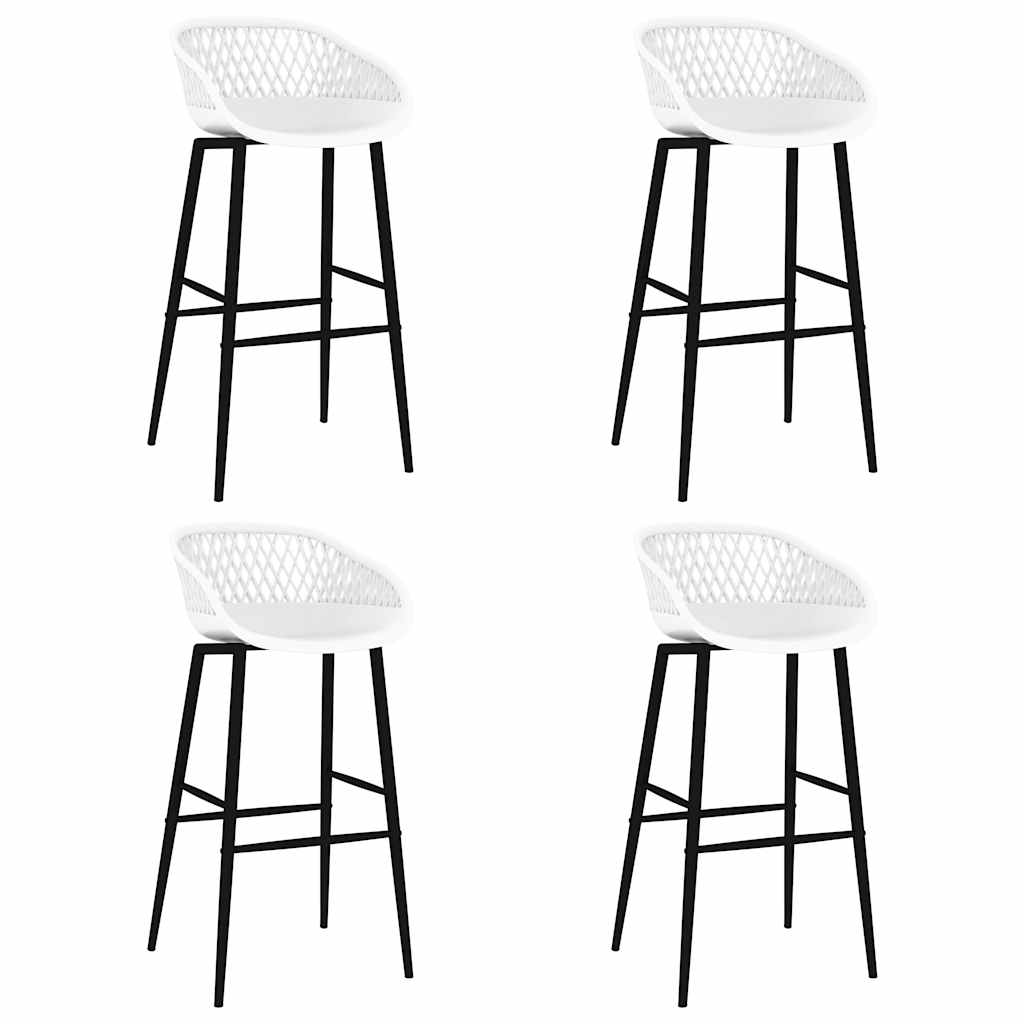 vidaXL 5 Piece Bar Set White 5