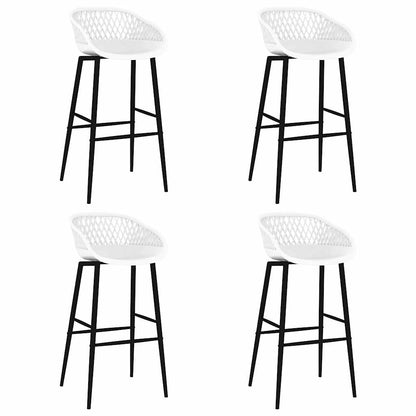 vidaXL 5 Piece Bar Set White 5