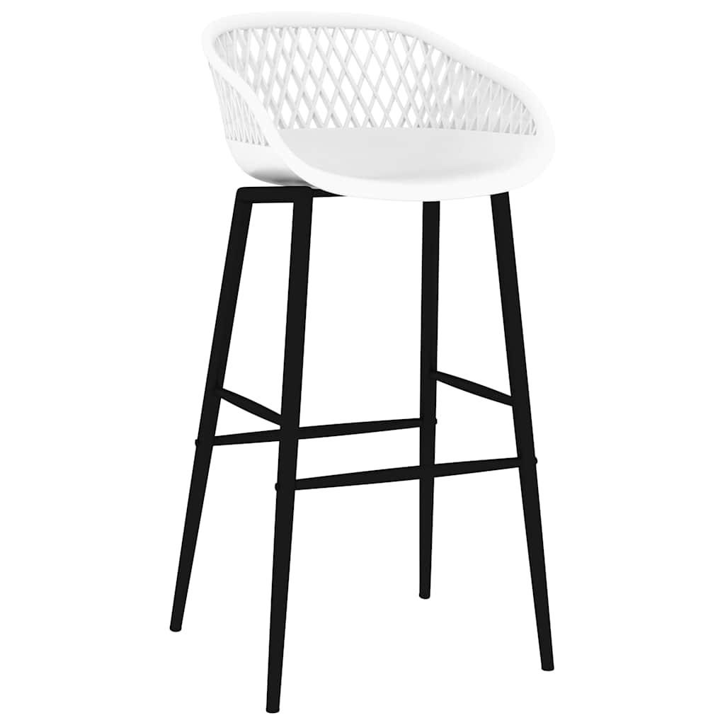 vidaXL 5 Piece Bar Set White 6