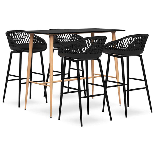 5 Piece Bar Black