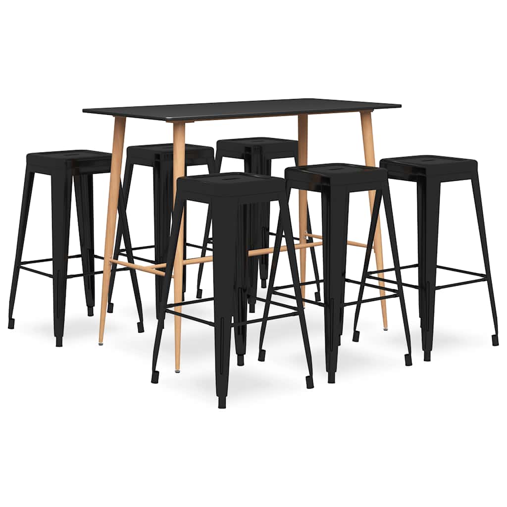 5 Piece Bar Black 6