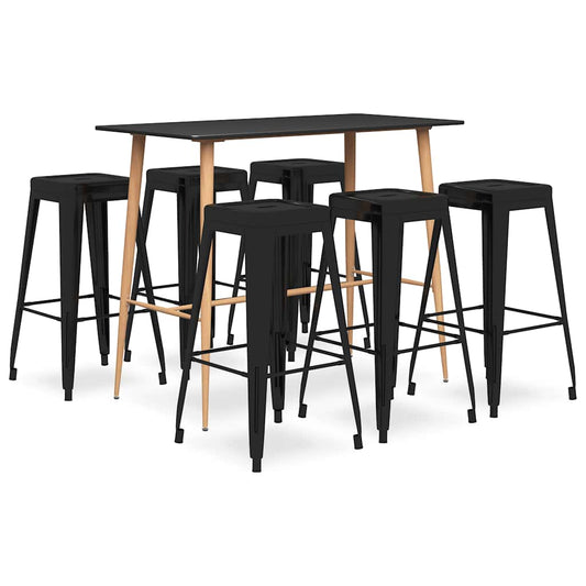 5 Piece Bar Black 6