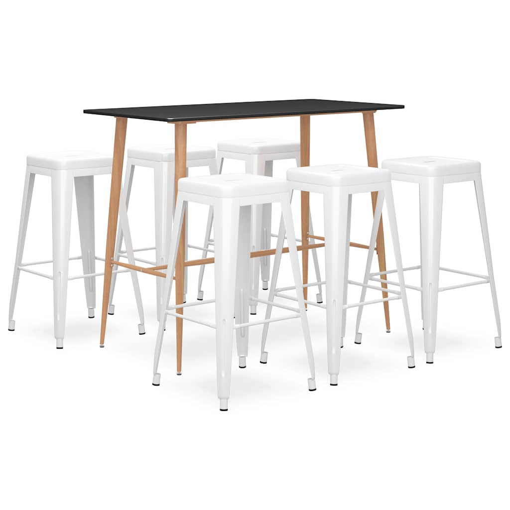 5 Piece Bar Black and white 6