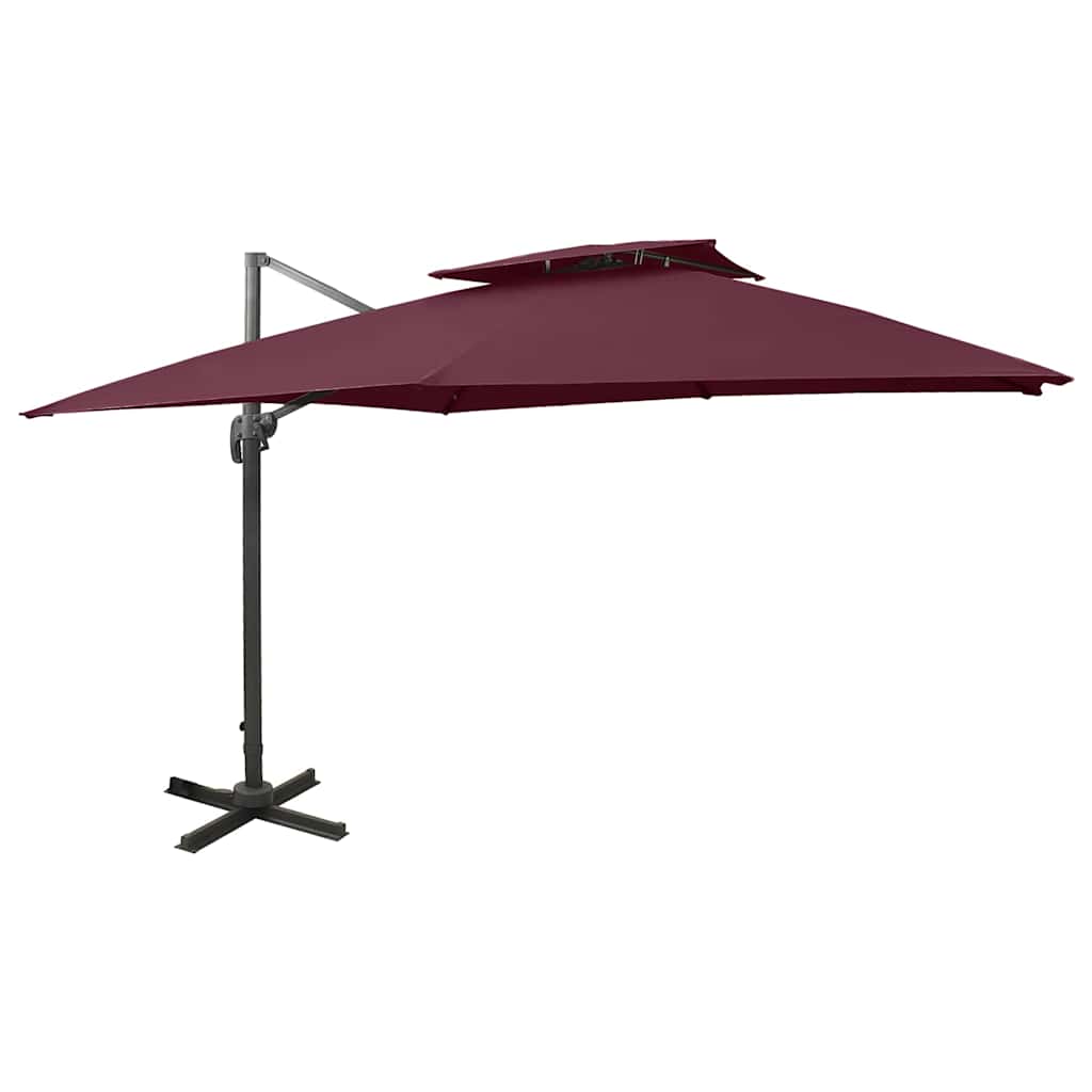 vidaXL Cantilever Garden Parasol with Double Top 300x300 cm 1