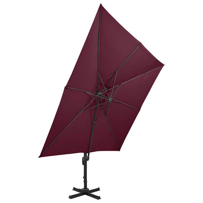 vidaXL Cantilever Garden Parasol with Double Top 300x300 cm 2