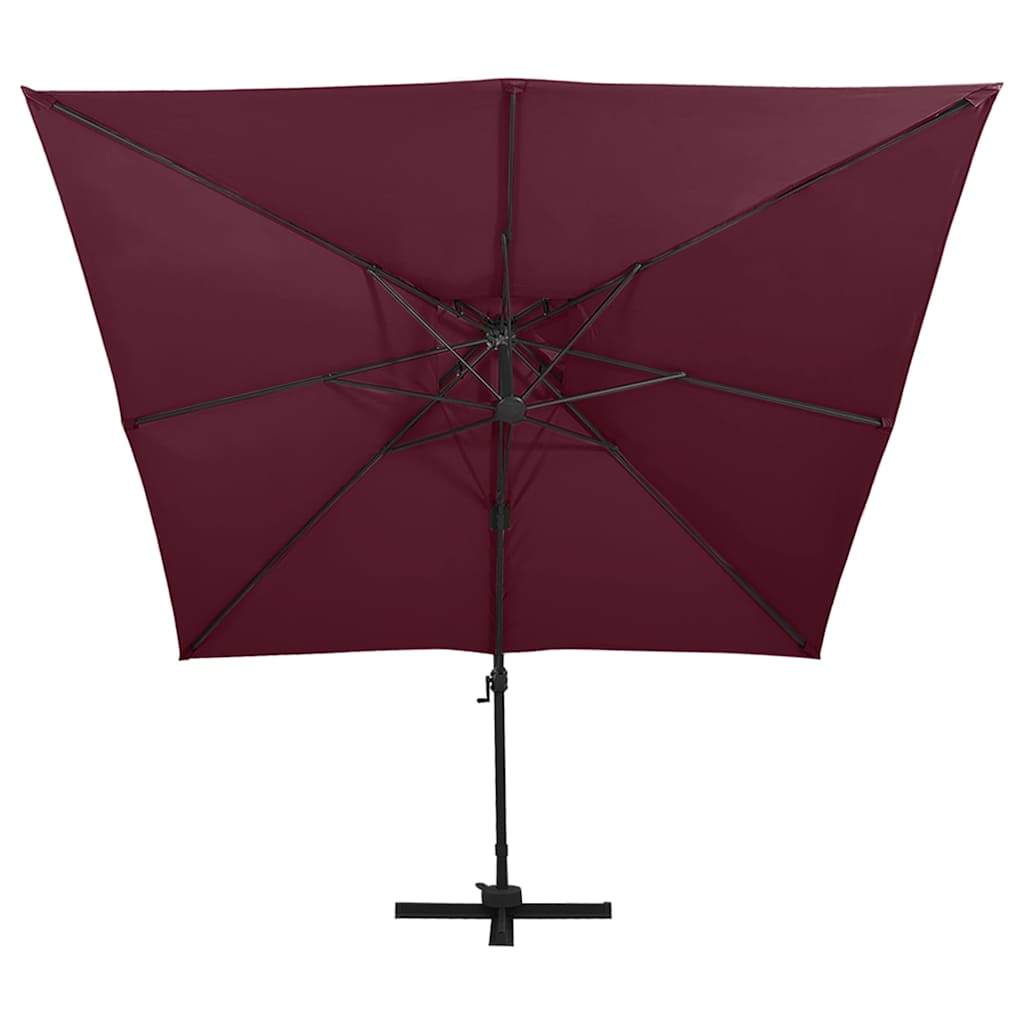 vidaXL Cantilever Garden Parasol with Double Top 300x300 cm 3
