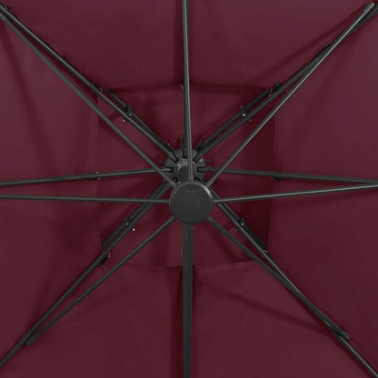 vidaXL Cantilever Garden Parasol with Double Top 300x300 cm 5