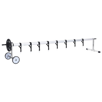 vidaXL Pool Cover Roller with Stainless Steel Base 1
