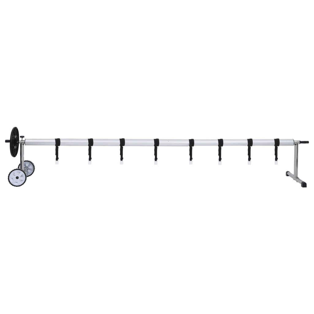 vidaXL Pool Cover Roller with Stainless Steel Base 2
