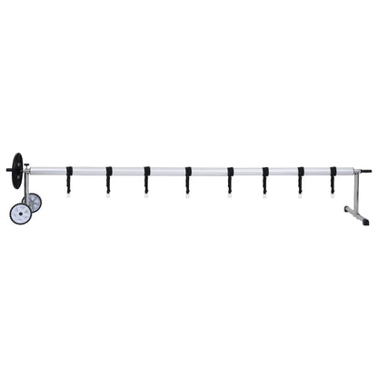vidaXL Pool Cover Roller with Stainless Steel Base 2