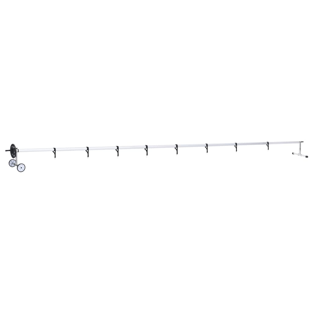 vidaXL Pool Cover Roller with Stainless Steel Base 3