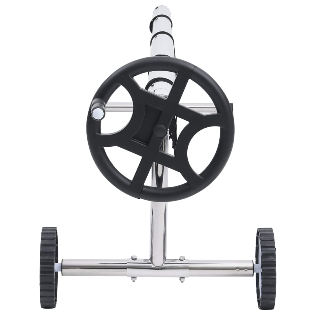 vidaXL Pool Cover Roller with Stainless Steel Base 4