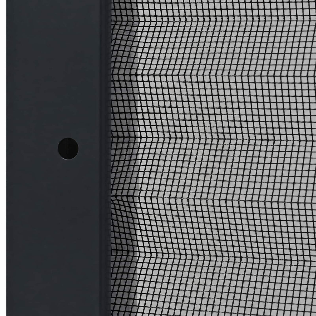 Plisse Insect Screen for Windows Aluminium Anthracite 80 cm 120 cm