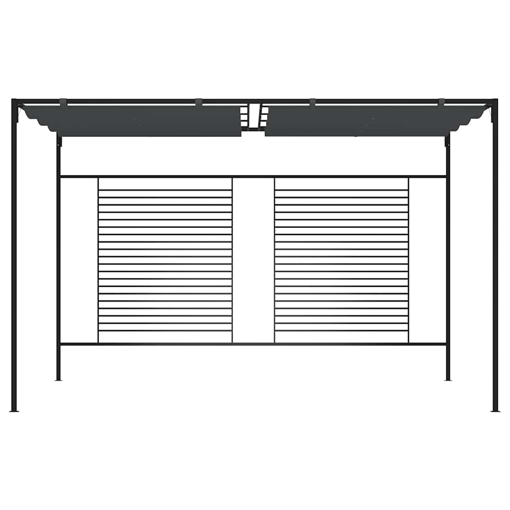 vidaXL Gazebo | Retractable | Gazebo Canopy | Rectangular | Contemporary 2
