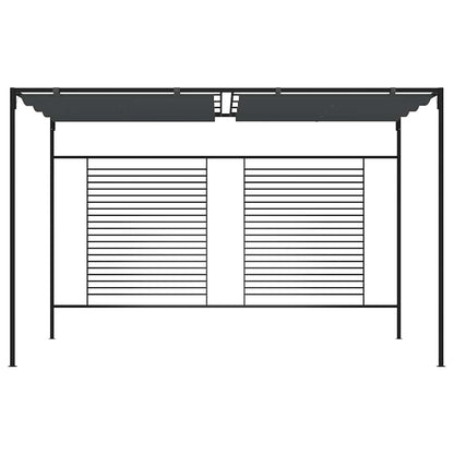 vidaXL Gazebo | Retractable | Gazebo Canopy | Rectangular | Contemporary 2