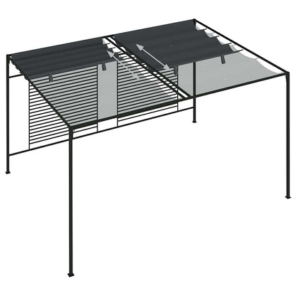 vidaXL Gazebo | Retractable | Gazebo Canopy | Rectangular | Contemporary 6