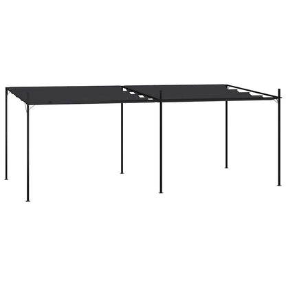 vidaXL Gazebo with Retractable Roof 600x300x233 cm Anthracite 1