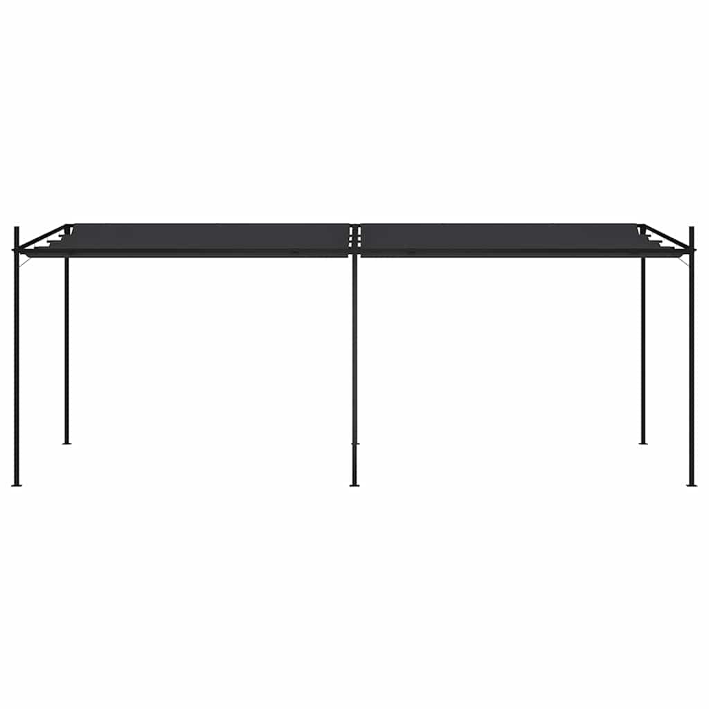 vidaXL Gazebo with Retractable Roof 600x300x233 cm Anthracite 2