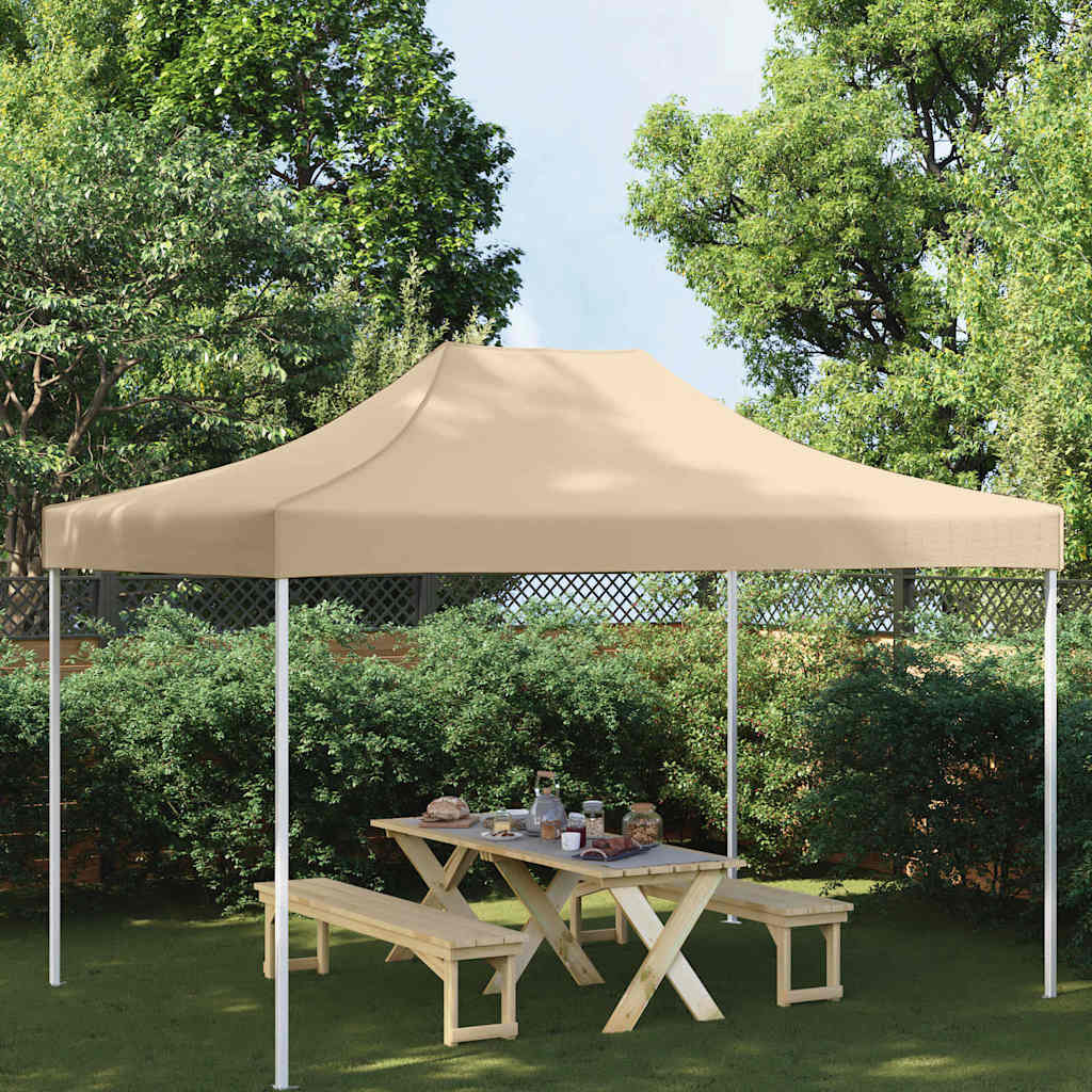 Party Tent Roof 4.5x3 m 270 g/m² Beige