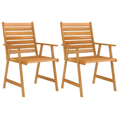 vidaXL 3 Piece Garden Dining Set Solid Acacia Wood 4