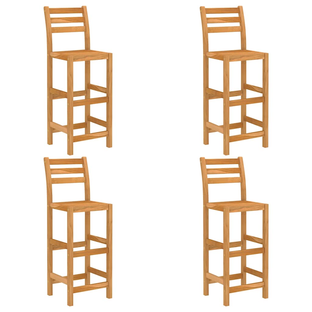 vidaXL 5 Piece Outdoor Bar Set Solid Acacia Wood 5