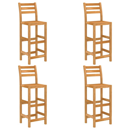 vidaXL 5 Piece Outdoor Bar Set Solid Acacia Wood 5