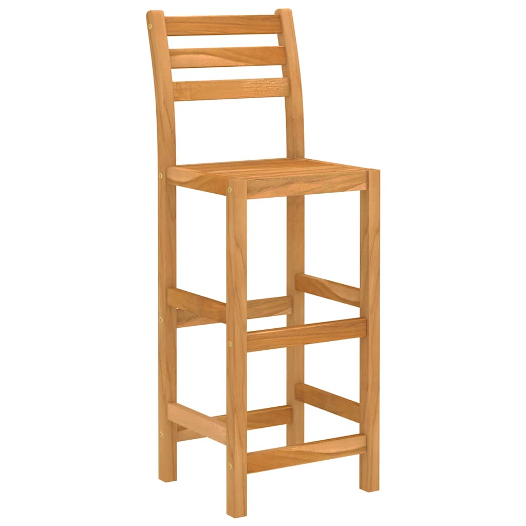 vidaXL 5 Piece Outdoor Bar Set Solid Acacia Wood 6