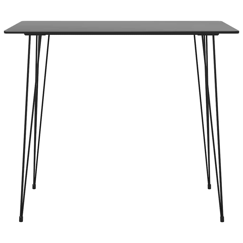 vidaXL Bar Set | Black | MDF | Standard | Footrest | Bar Set | Rectangular 3
