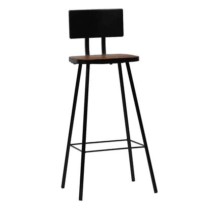 vidaXL 5 Piece Bar Set Black 5