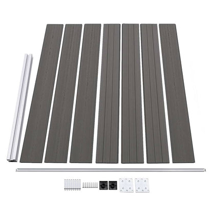 vidaXL Fence Panel WPC 175x146 cm Grey 6
