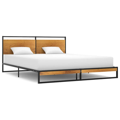Bed Frame without Mattress Metal 160 x 200 cm