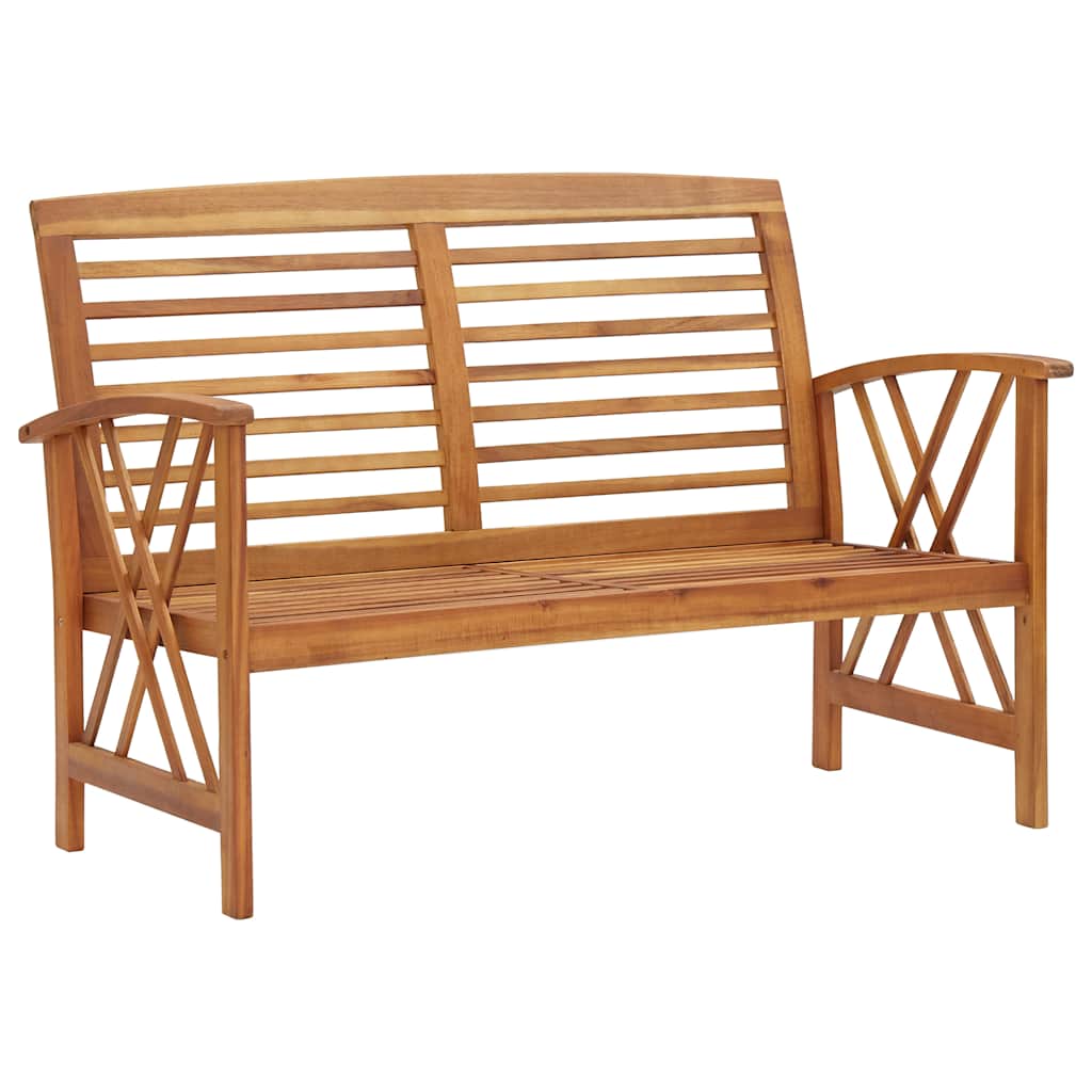 vidaXL 3 Piece Garden Lounge Set Solid Acacia Wood 4