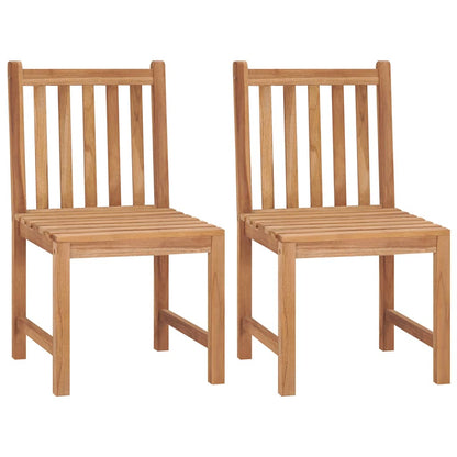 Garden Chairs Solid Teak Wood 2