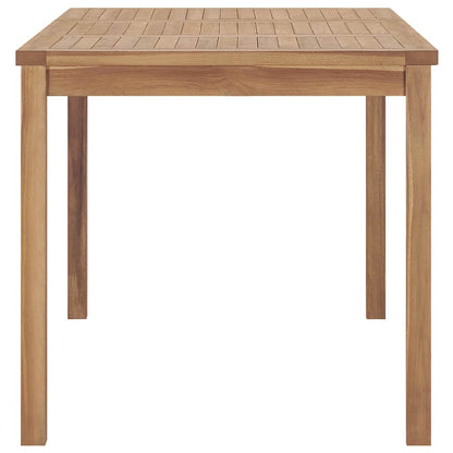 vidaXL Dining Table | Warm brown | Solid teak wood | 140x80x77 cm | Tough 3