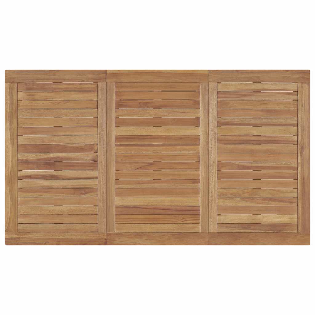 vidaXL Dining Table | Warm brown | Solid teak wood | 140x80x77 cm | Tough 4