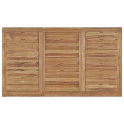 vidaXL Dining Table | Warm brown | Solid teak wood | 140x80x77 cm | Tough 4