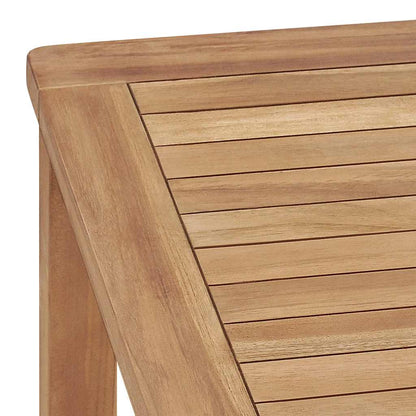 vidaXL Dining Table | Warm brown | Solid teak wood | 140x80x77 cm | Tough 5