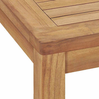 vidaXL Dining Table | Warm brown | Solid teak wood | 140x80x77 cm | Tough 6