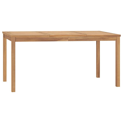 vidaXL Dining Table | Warm brown | Solid Teak Wood | Large | Durable 1